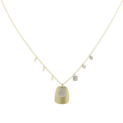Meira T Diamond Multi Charm Necklace