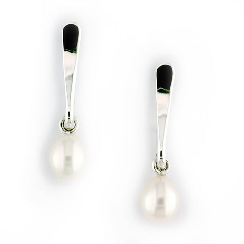 Tom Kruskal Pearl Earrings