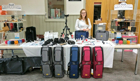 Eliza manning the stool at the BIG Double Reed Day 2017