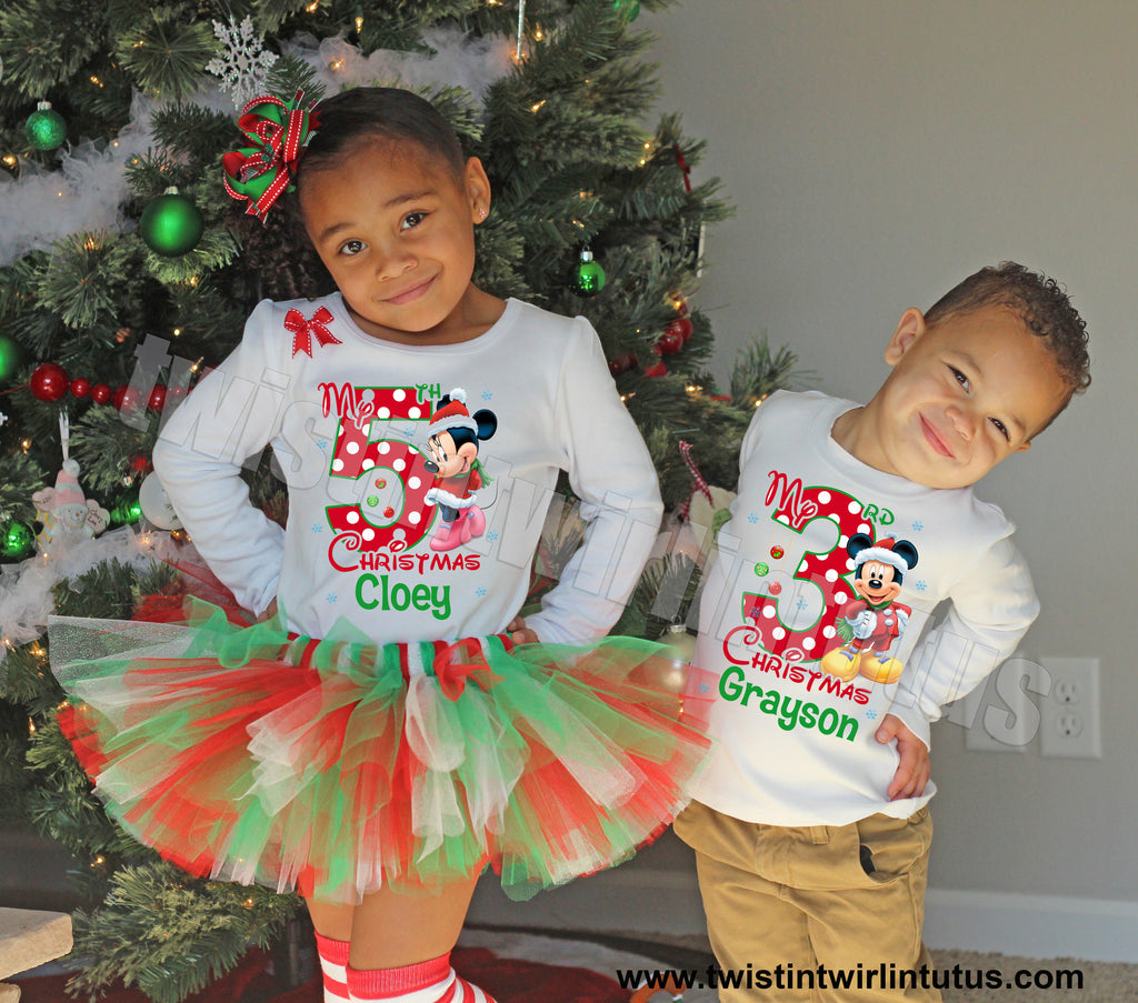 brother sister matching christmas outfits