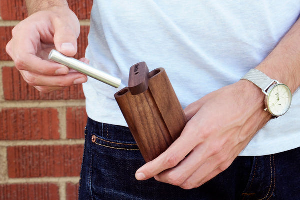 silverstick wooden dugout for one hitter pipe