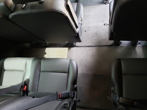 Transit 15 passenger van rear area 4th row floor mat