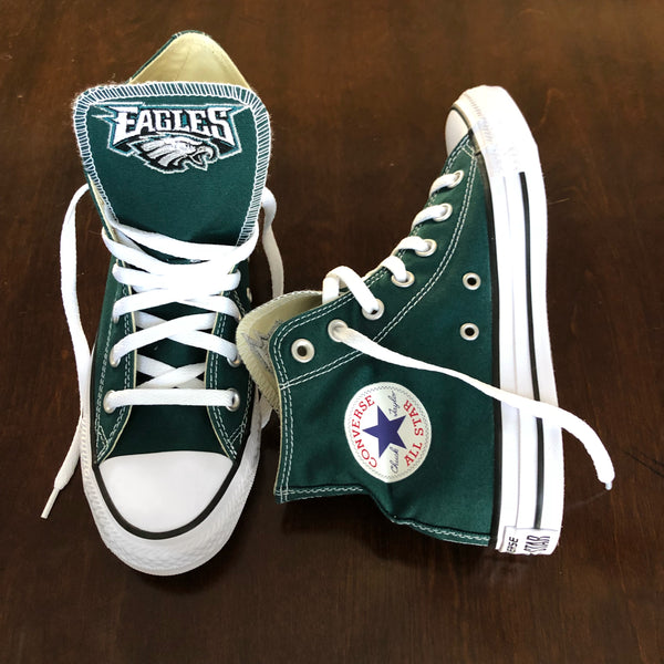 Customized Converse Sneakers- Philadelphia Eagles Edition – Monogram Eye  Candy