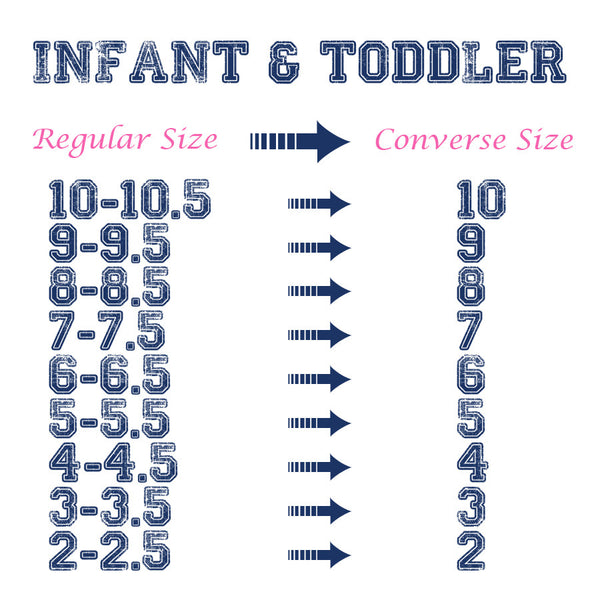 Converse Little Kid Size Chart