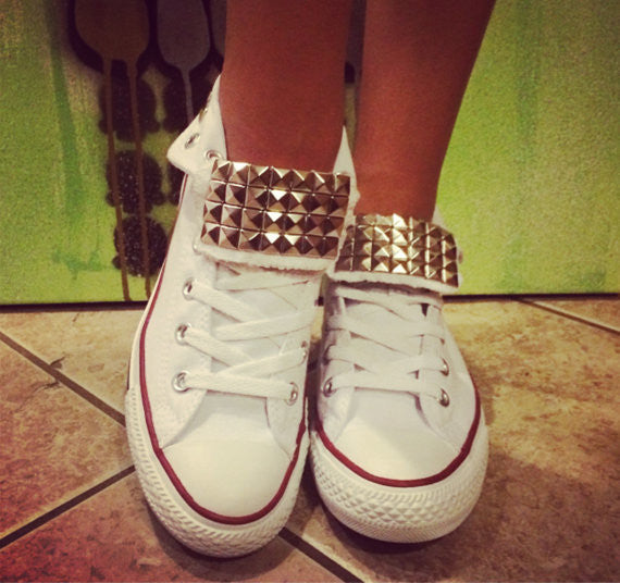 converse studded sneakers