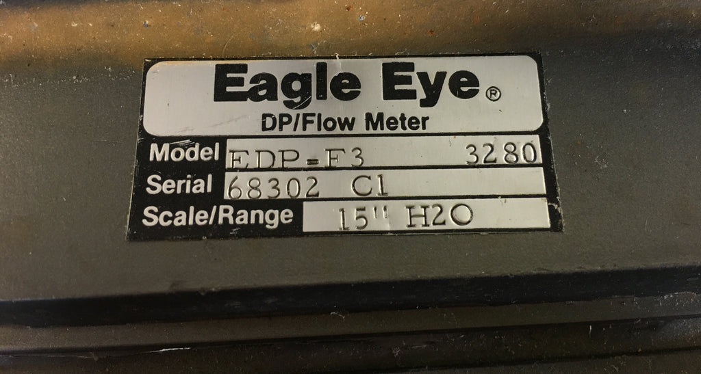 onvergeeflijk groef Profetie Eagle Eye DP/Flow Meter EDP-F3 15" H2O – Metal Logics, Inc.