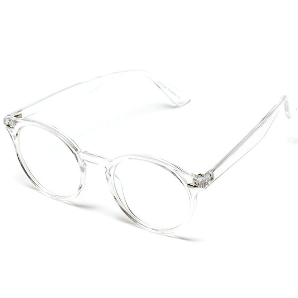Round Clear Frame Transparent Glasses 