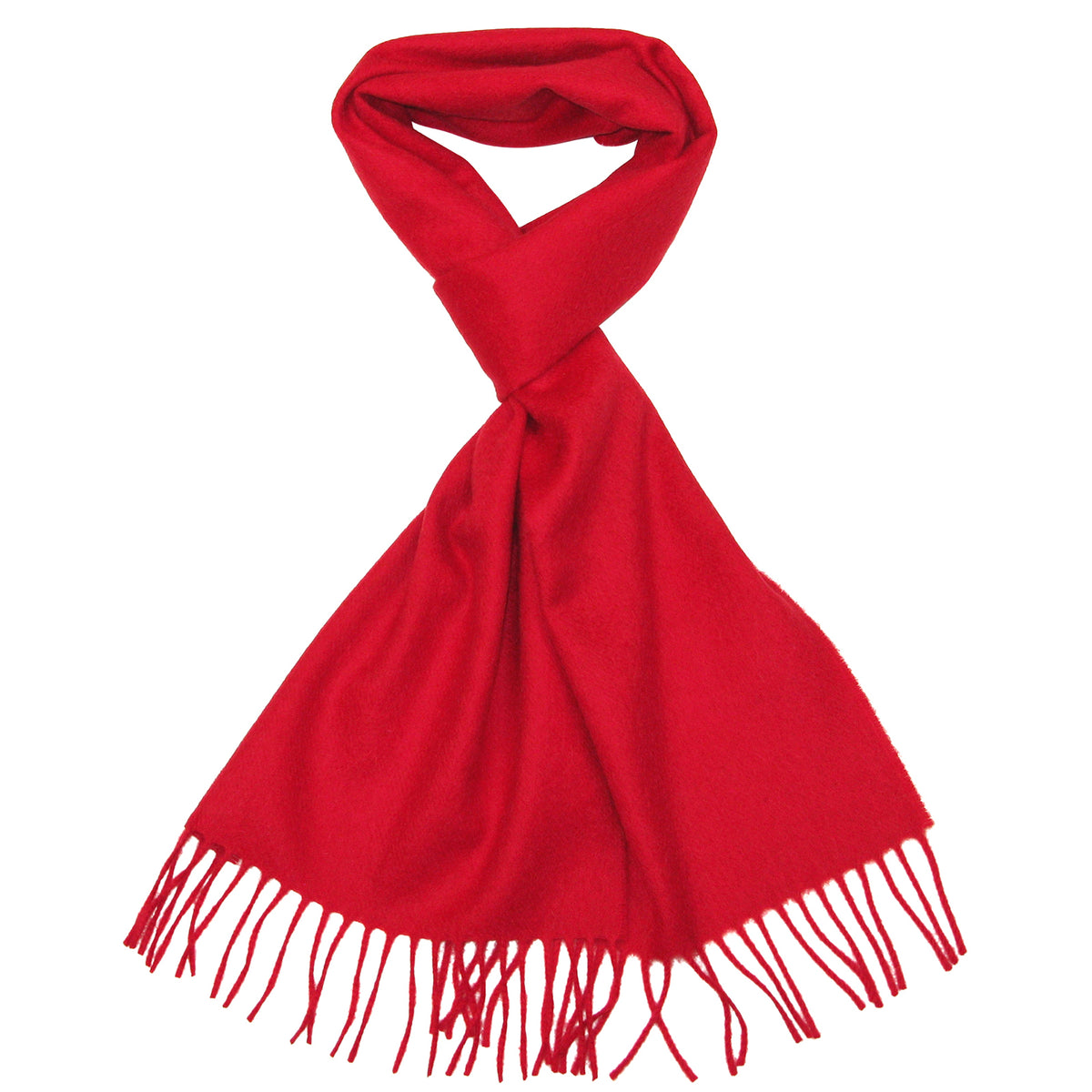 red cashmere shawl