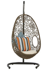 Hanging Egg Chair With A Stand