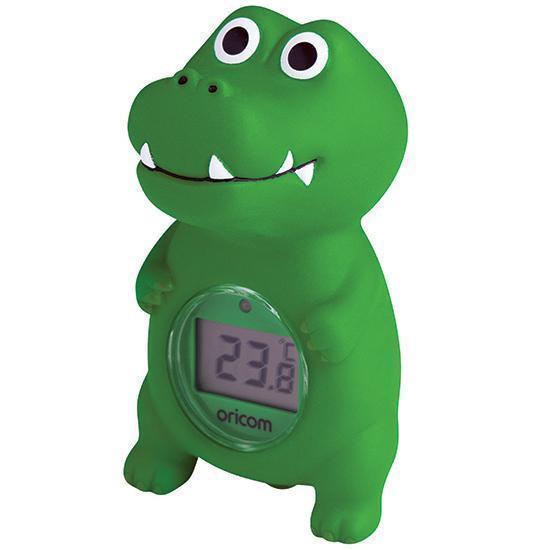 Oricom Digital Bath and Room Thermometer with Temperature Alert - Crocodile