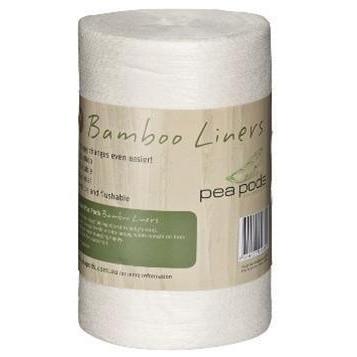 Ababy-ababy.com.au-Pea Pods Bamboo Nappy Liners (100 Liners)-Bath & Health-Pea Pods-Ababy