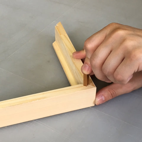 Dovetail Keys are started into keyways by hand and then driven home with a hammer