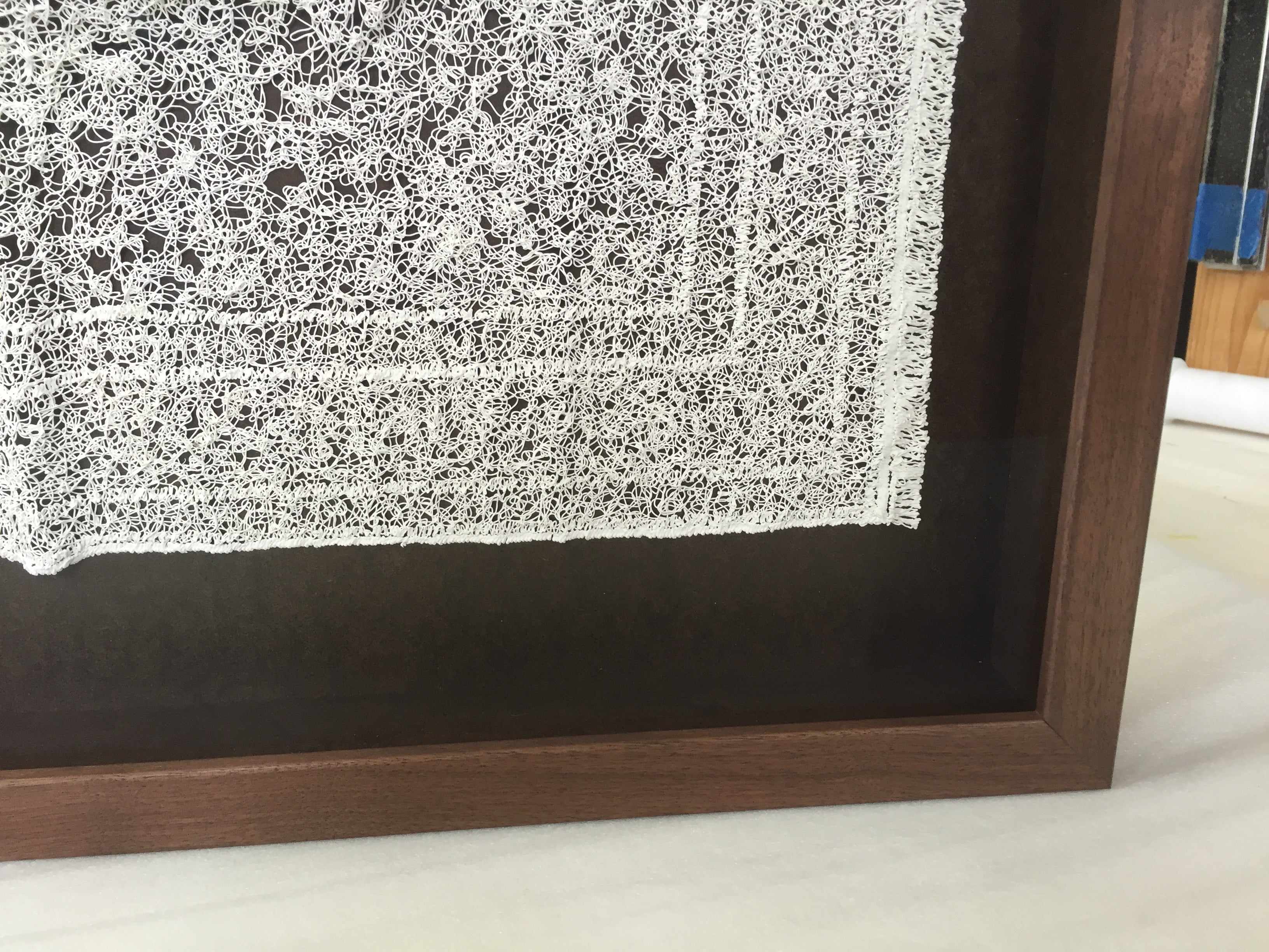 Maple Wood Custom frame with Optium Museum Acrylic 