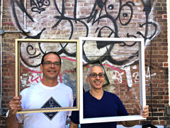 Founders of Frames and Stretchers Miguel Trelles and Erick Sánchez