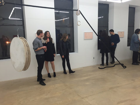 Lorenzo Bernet's art show at Hester Gallery, framed by Frames and Stretchers, NYC