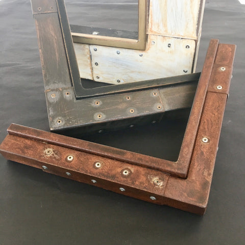 Welded Steel Frames Custom Riveted Made Gowanus Frames and Stretchers Brooklyn
