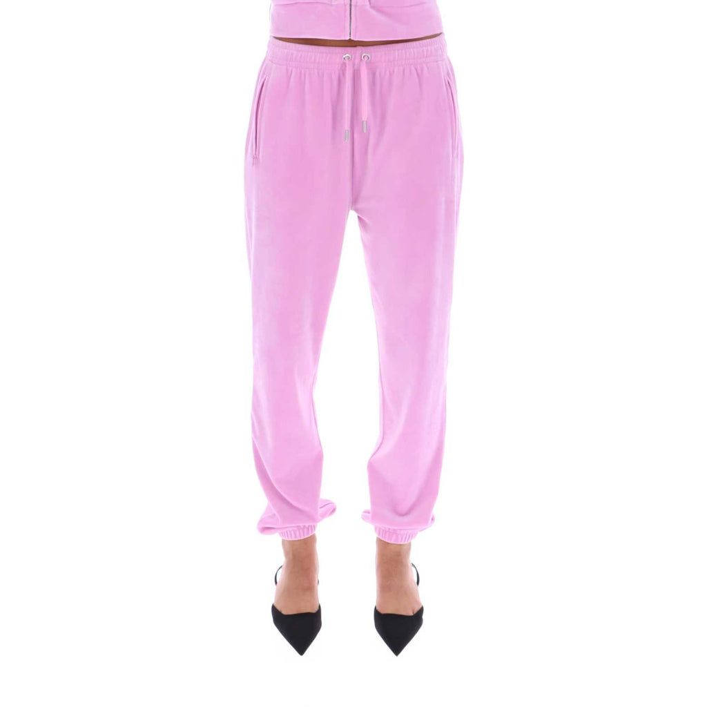 Juicy Couture Tina Velour Bottoms AW21 Pink