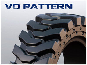 17.5-25 Sentry Solid Tire & Wheel Assembly (VD Traction)