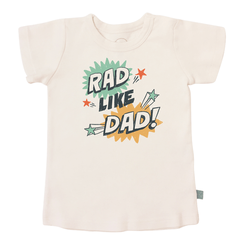 Baby graphic tee | rad like dad explosion finn + emma