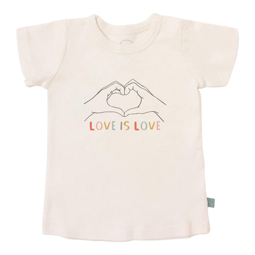 Baby graphic tee | love is love finn + emma