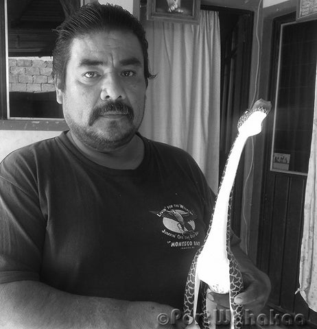 Edilberto Cortez Oaxacan Master Artist in Copal and Acrylic