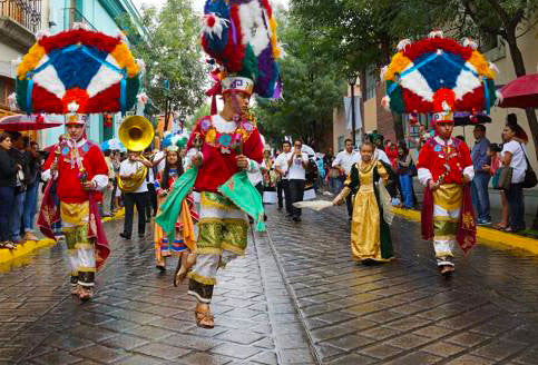 Parade in Oaxaca