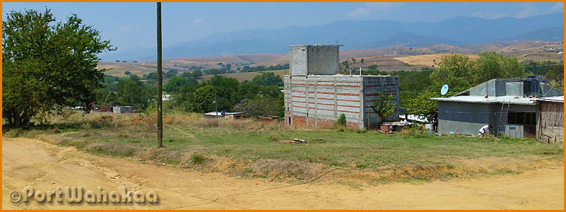 Crossroads Brick Home Rural Oaxaca Mexico