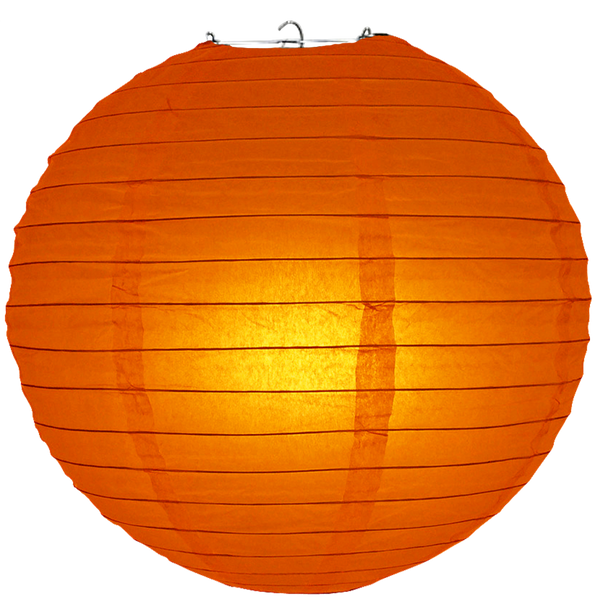 orange paper lanterns