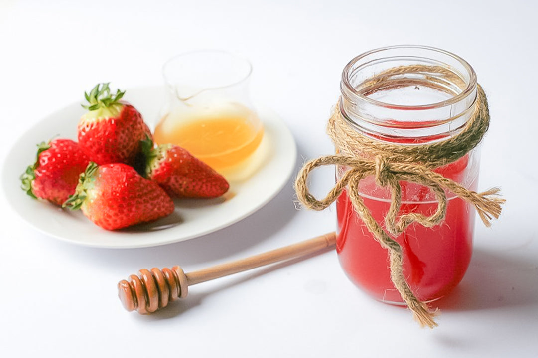 Strawberry-Honey Infused Chamomile Iced Tea Recipe | Stash Tea