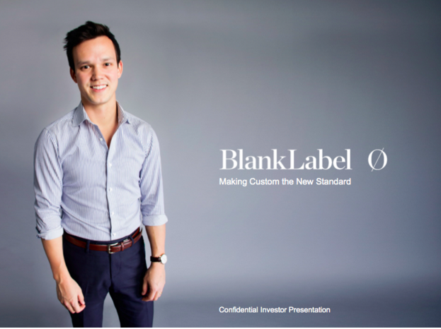 Blank Label Pitch Deck Cover