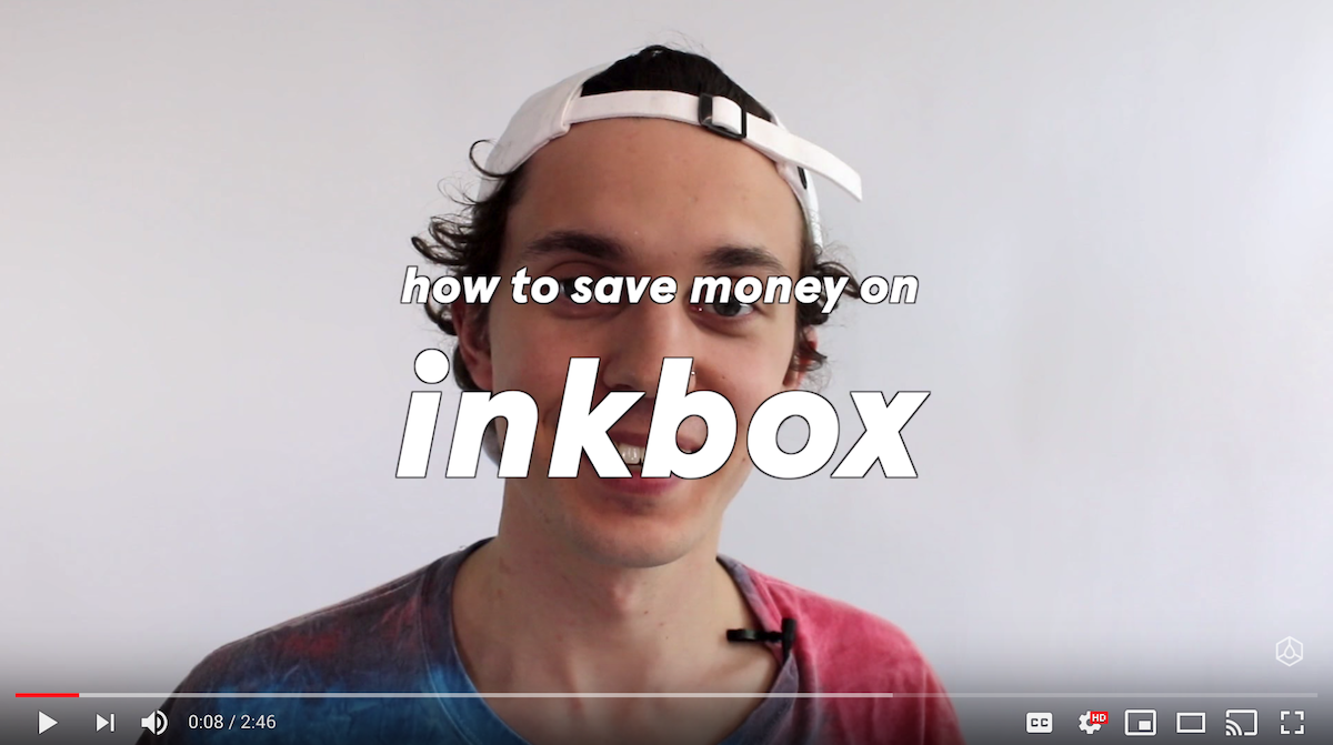 inkbox and inkfam on YouTube to build brand loyalty in ecommerce