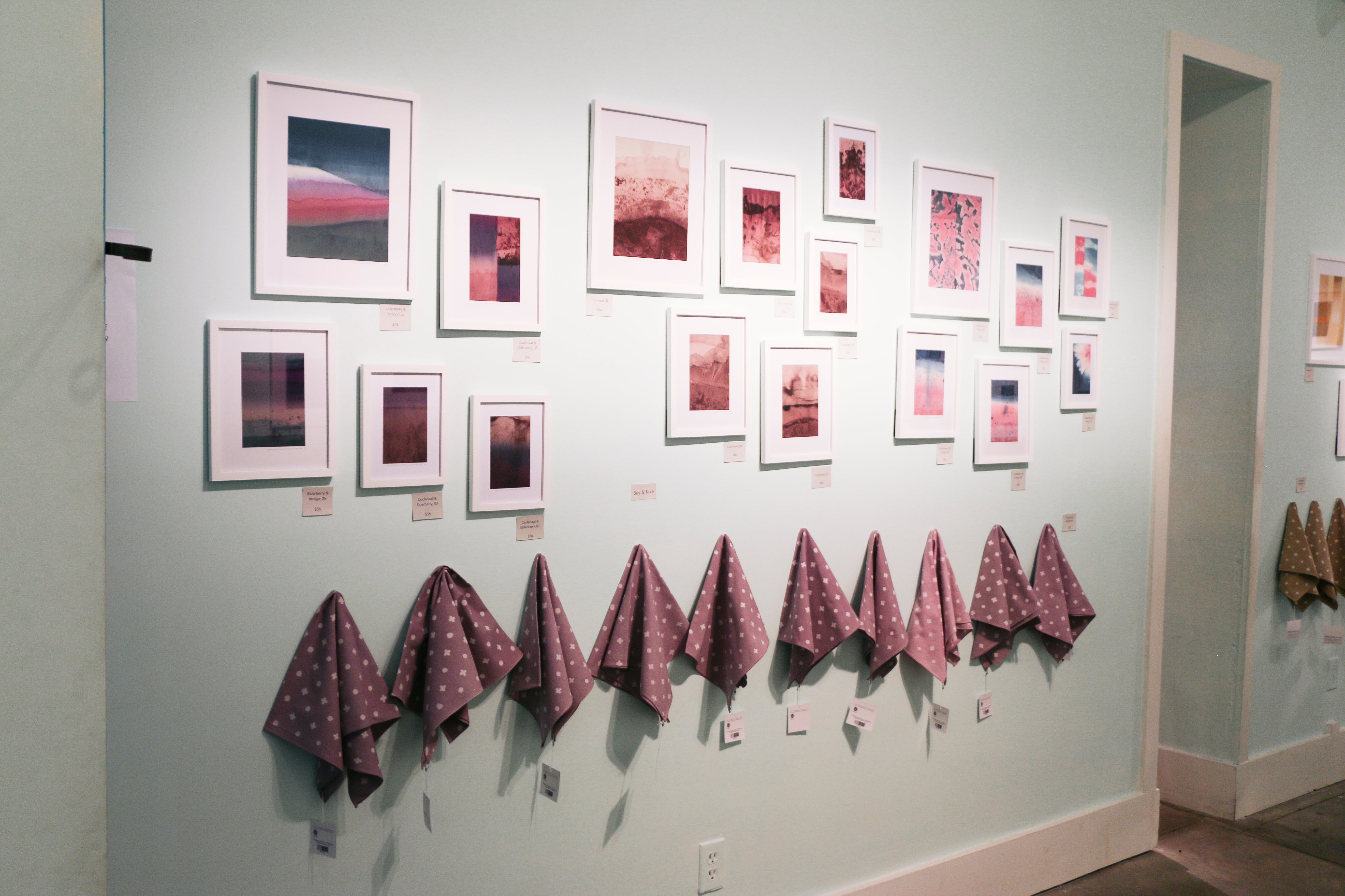naturally dyed textile art gallery