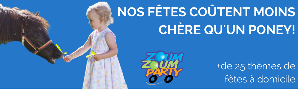 Animations de fêtes d'enfants à domicile Zoum Zoum Party