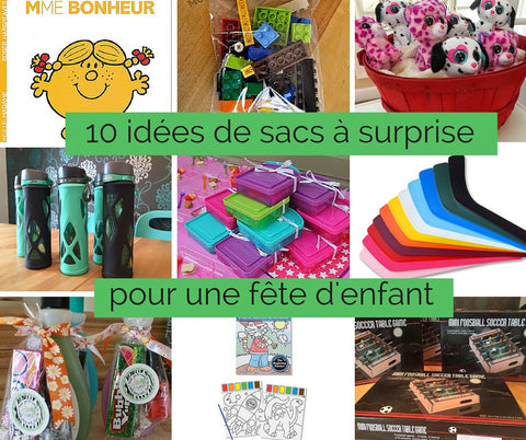 10 Idées de sac à surprise pour une fête d'enfants