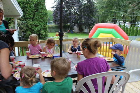 Fête d'enfant l'été