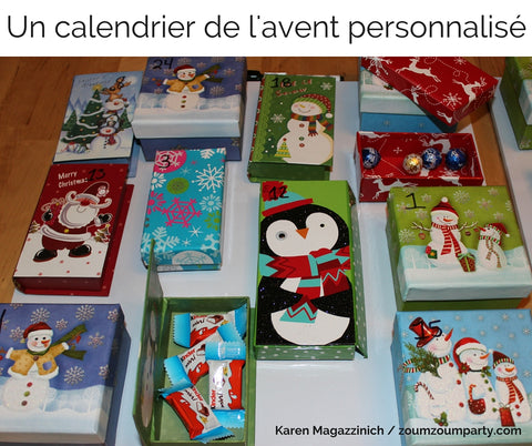 Bricolage calendrier de l'avent