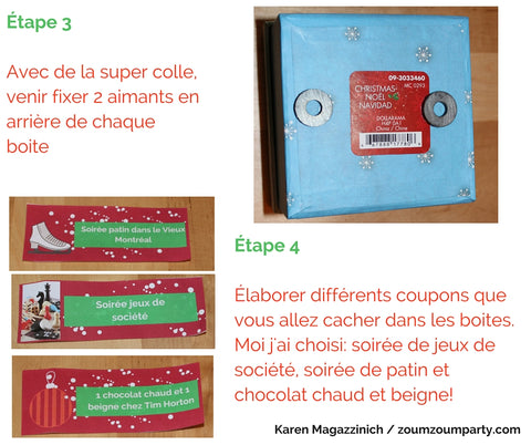 Bricolage calendrier de l'avent