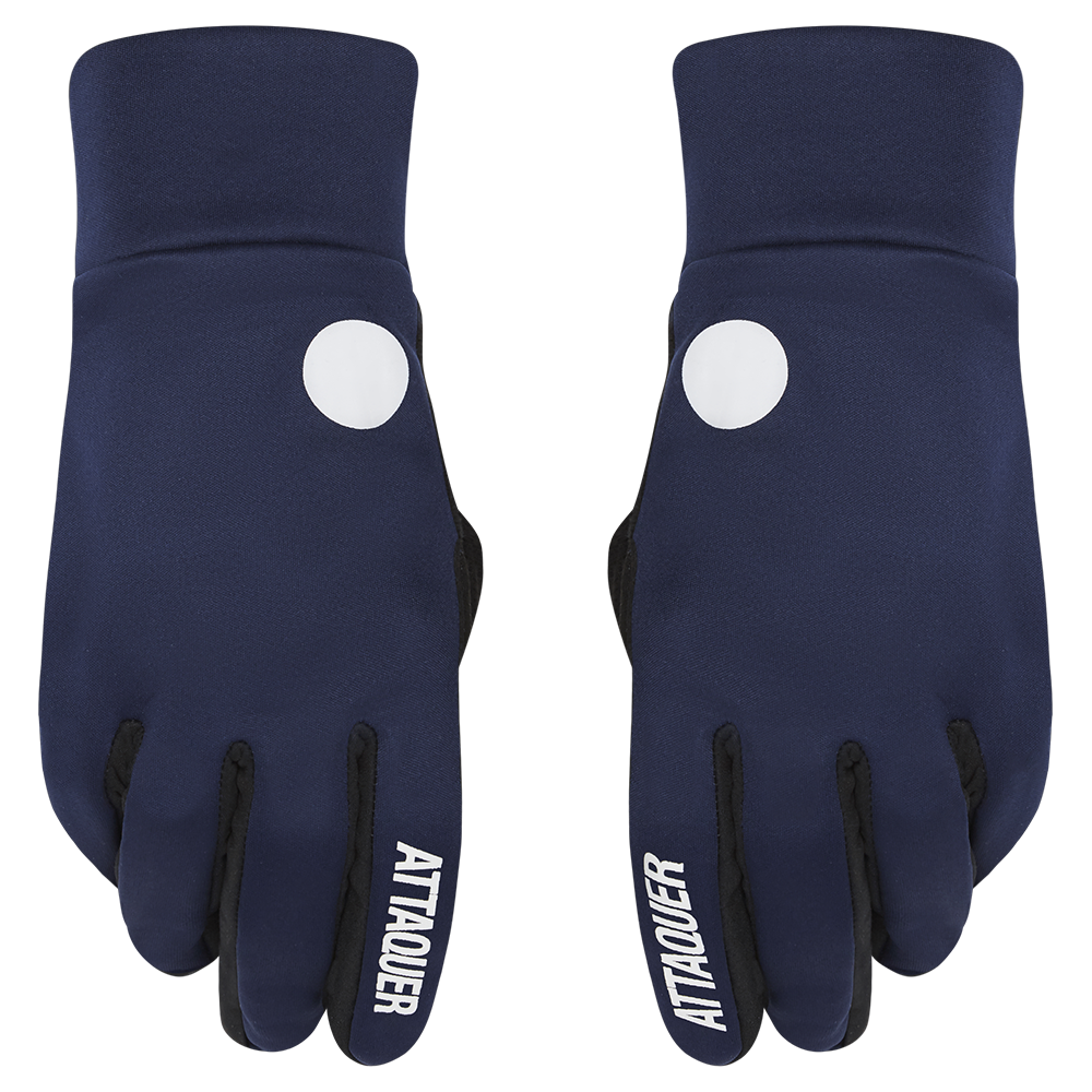 navy winter gloves