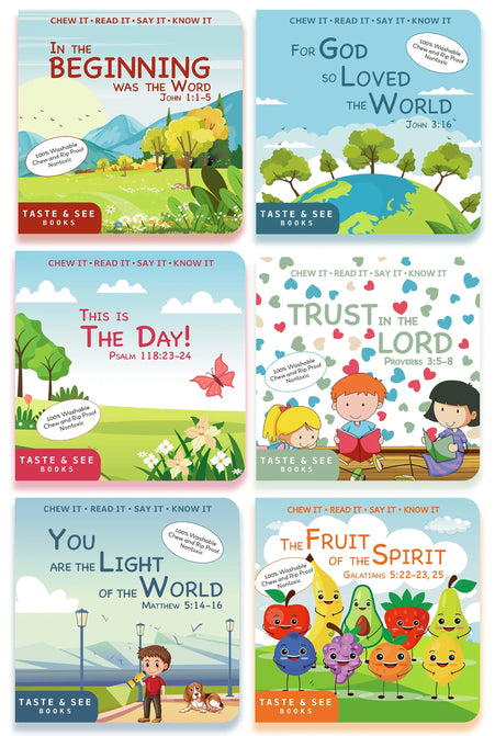 Taste & See Books Series 1 covers