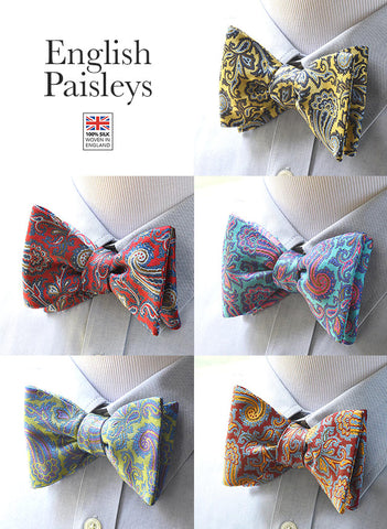 English Paisleys Bow Ties