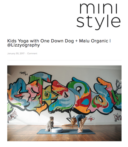 Kids Yoga with One Down Dog + Malu Organic | @Lizzyography