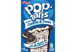 KELLOGGS COOKIES AND CREME POP TARTS 8 PACK