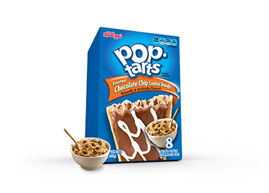 KELLOGG'S POPTARTS FROSTED CHOC CHIP COOKIE DOUGH
