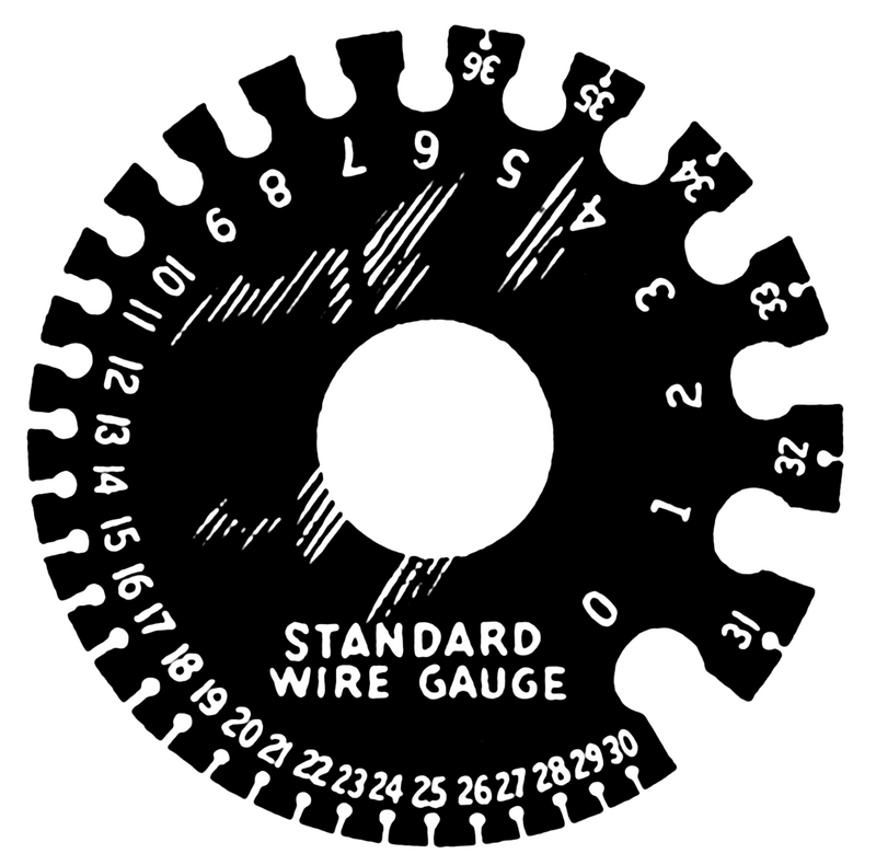 wire gauge chart actual size