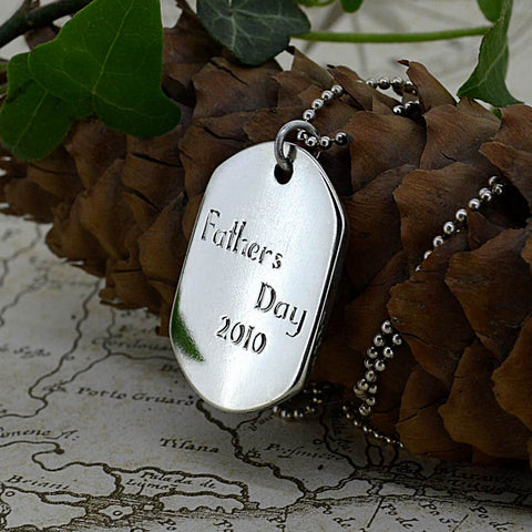 Engraved names, initial and personal messages for fingerprint jewellery