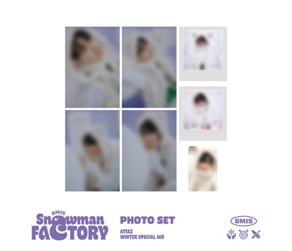 ATEEZ - [SNOWMAN FACTORY] Official MD PHOTO SET – Korea Box