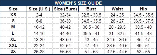 Women's Size Guide