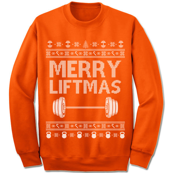 merry liftmas christmas sweater