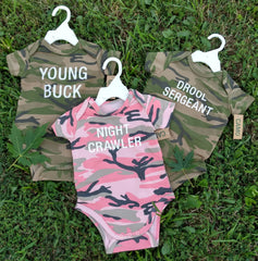 Night Crawler Camo Bodysuit Onesie - 3-6 Months