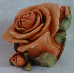 Single Orange Rose - Harmony Kingdom - Jules Enchanting Gifts